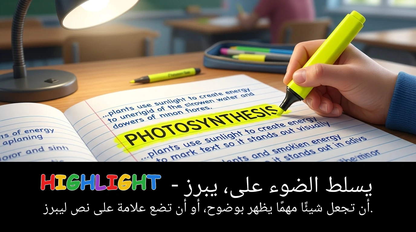 Arabic Illustration for highlight